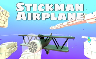 Image Stickman Airplane